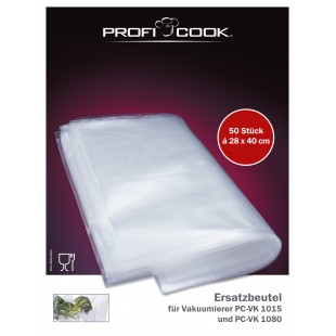 50 sacs sous vide 28 x 40 cm Proficook 8910152