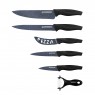 Set de 5 couteaux + econome HGKL6BLU